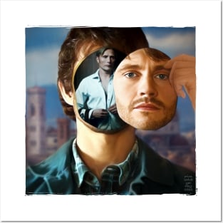 Hannigram Hannibal on Will Graham's Mind Surreal Face Art Posters and Art